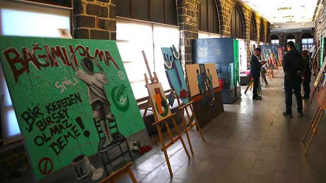 Diyarbakır Bağımlılıkla Mücadele Sergisi: Bağımlıların Duyguları Resimlerde diyarbakr-bamllkla-mcadele-sergisi-bamllarn-duygular-resimlerde