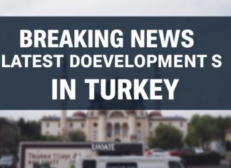 Türkiye’de Son Dakika Haberler ve Güncel Gelişmeler Breaking News and Latest Developments in Turkey