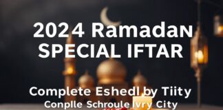 2024 Ramazan’da Özel İftar Saatleri: Şehirlere Göre Tam Program 2024 Ramadan Special Iftar Times: Complete Schedule by City
