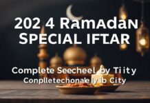 2024 Ramazan’da Özel İftar Saatleri: Şehirlere Göre Tam Program 2024 Ramadan Special Iftar Times: Complete Schedule by City