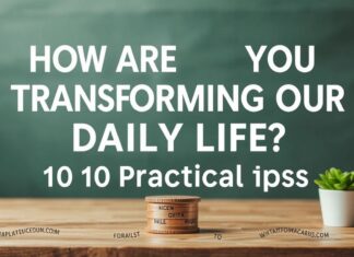 Günlük Hayatınızı Nasıl Dönüştürüyorsunuz? 10 Pratik İpucu How Are You Transforming Your Daily Life? 10 Practical Tips